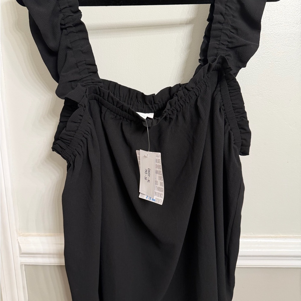 LuLaRoe Black Sleeveless Blouse